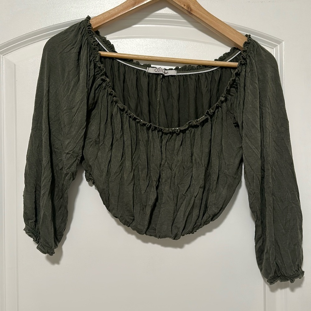 Green shirt